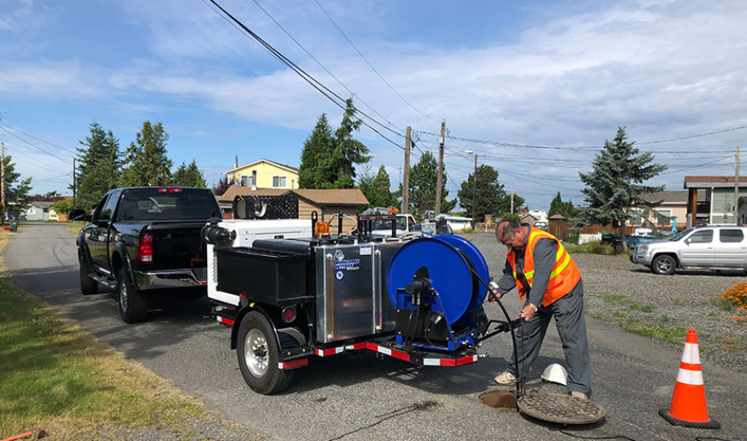 Mongoose Sewer Jetter jetting sewer line
