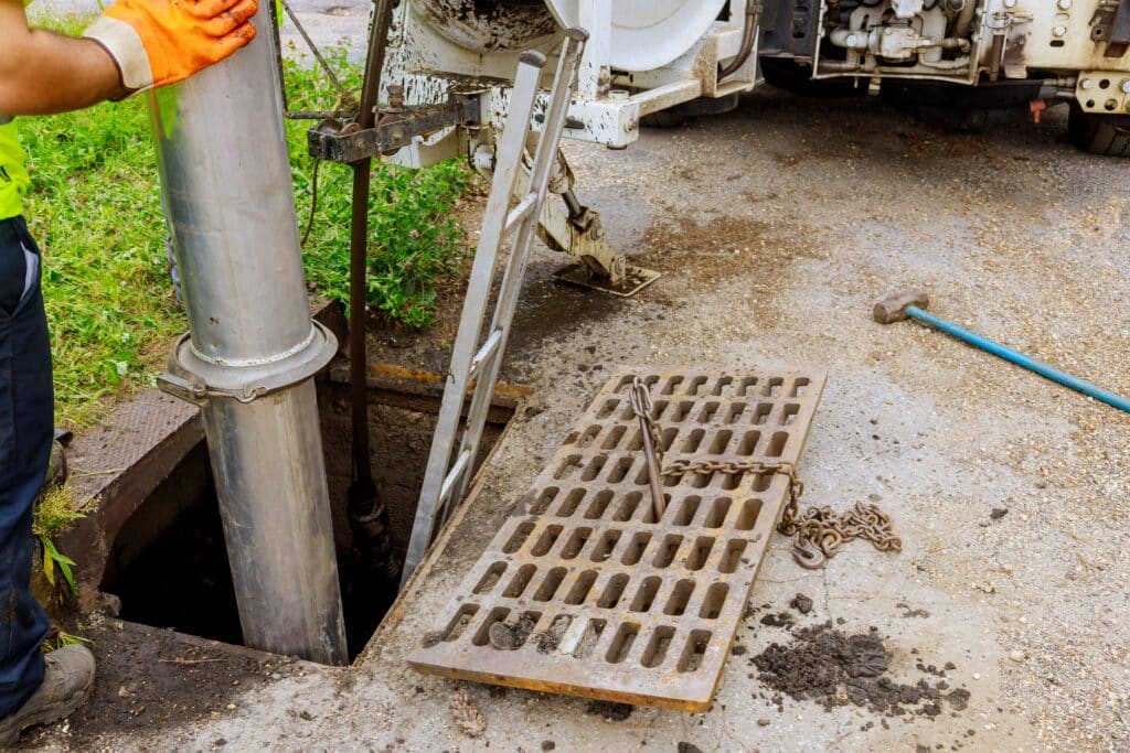 sewer system upgrade and industrial cleaning