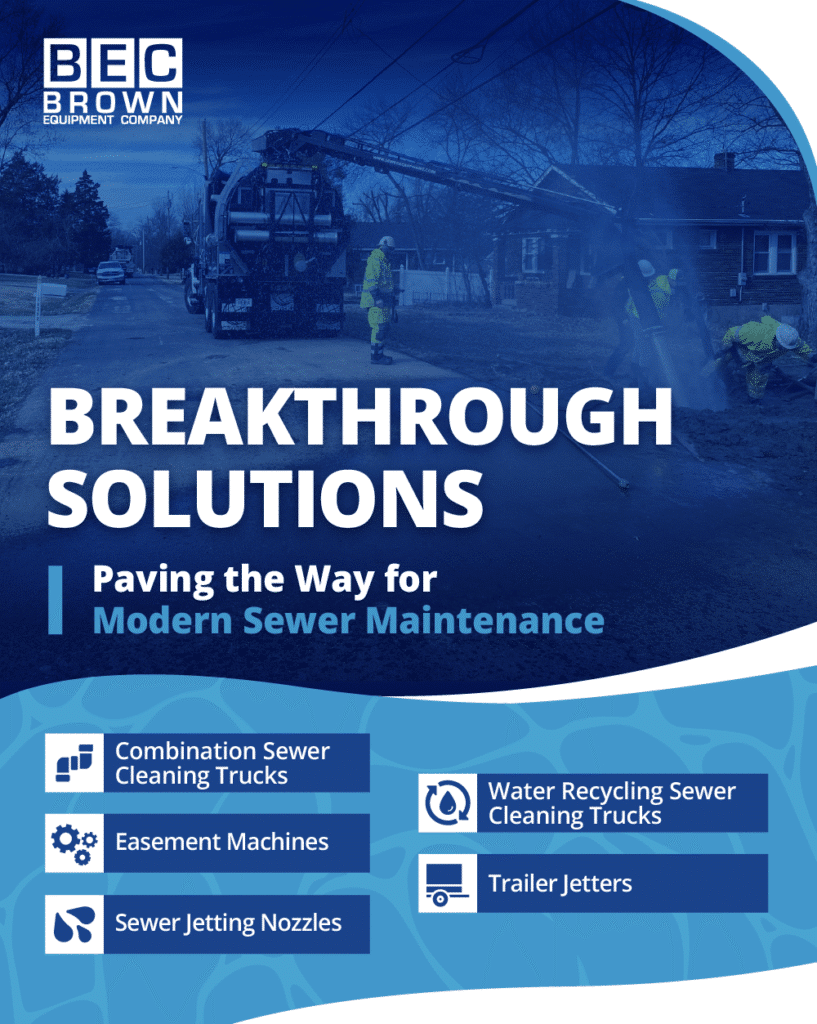 Innovative solutions for modern sewer maintenance and effective cleaning equipment by BEC.