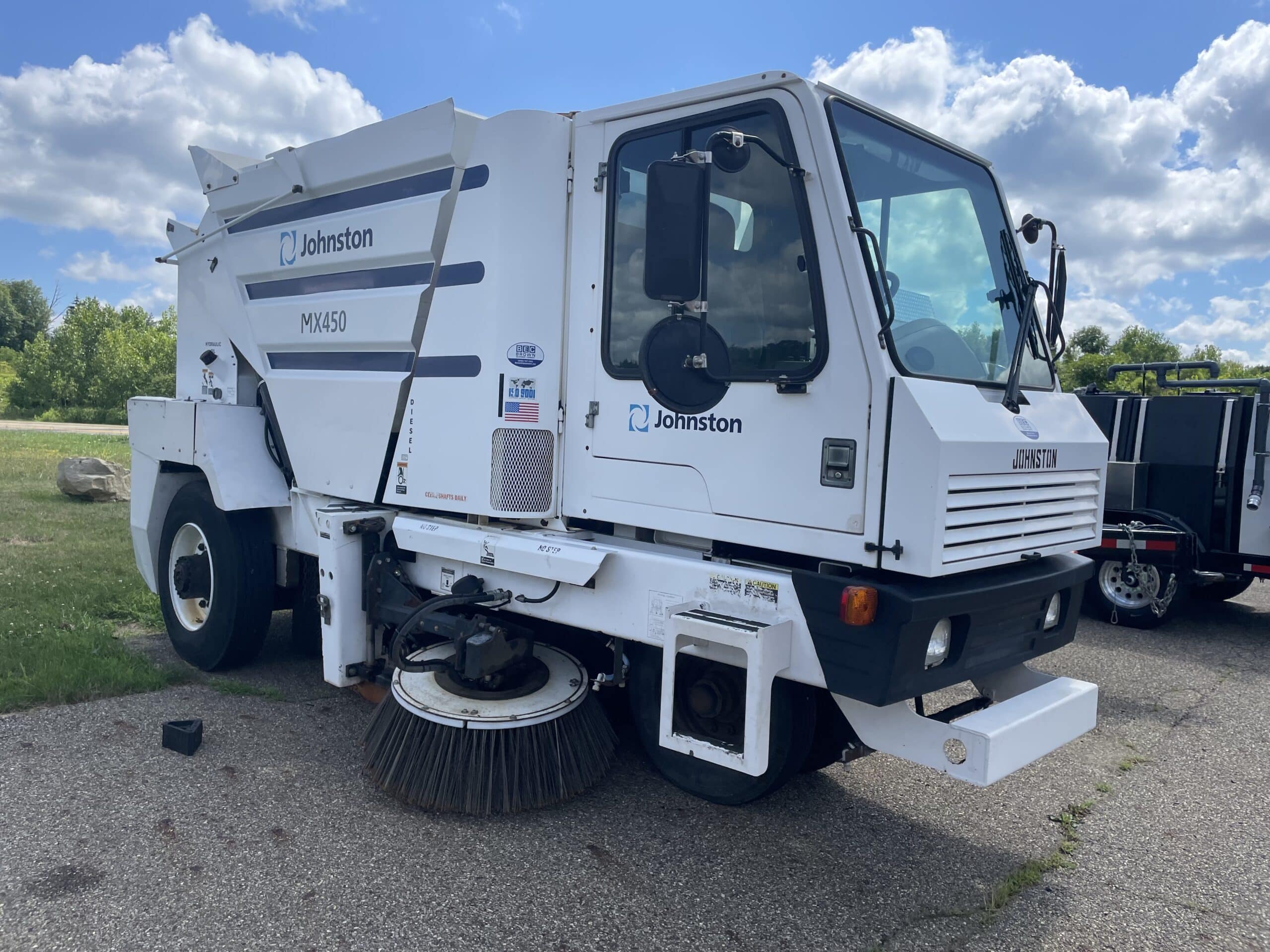 Johnston MX450 street sweeper, ideal for efficient road cleaning and maintenance.