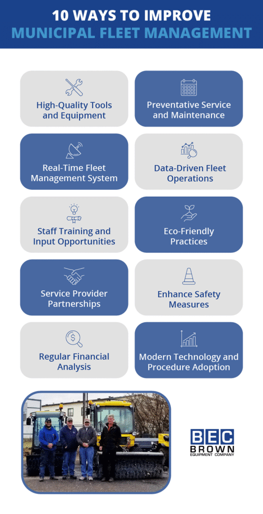 10 effective strategies for enhancing municipal fleet management and operations.
