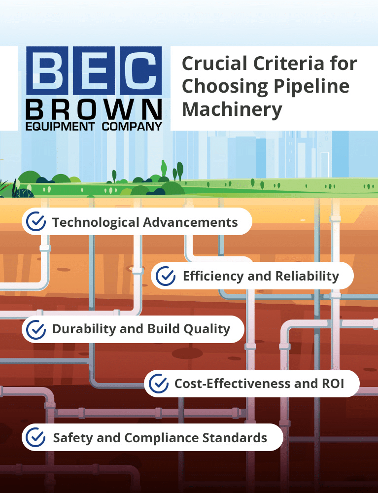 Essential criteria for selecting reliable pipeline machinery and equipment.