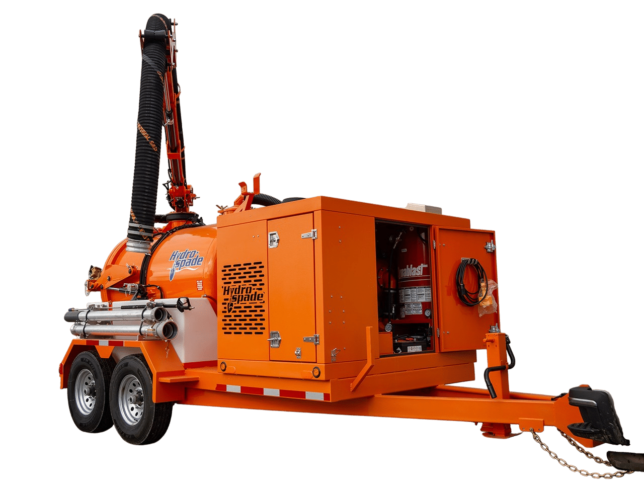 Hydro-spade equipment for efficient underground excavation and landscape preparation solutions.