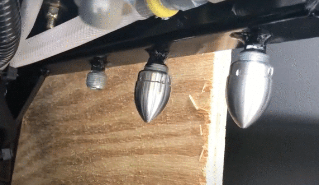 Penetrating Nozzle on sewer cleaning equipment