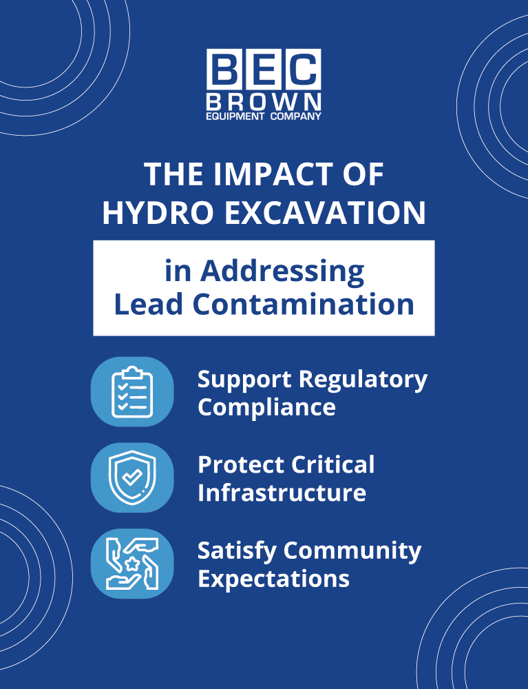 Hydro excavations impact on lead contamination and infrastructure compliance.