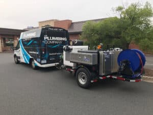 Mobile plumbing van equipped and ready for service in your area.