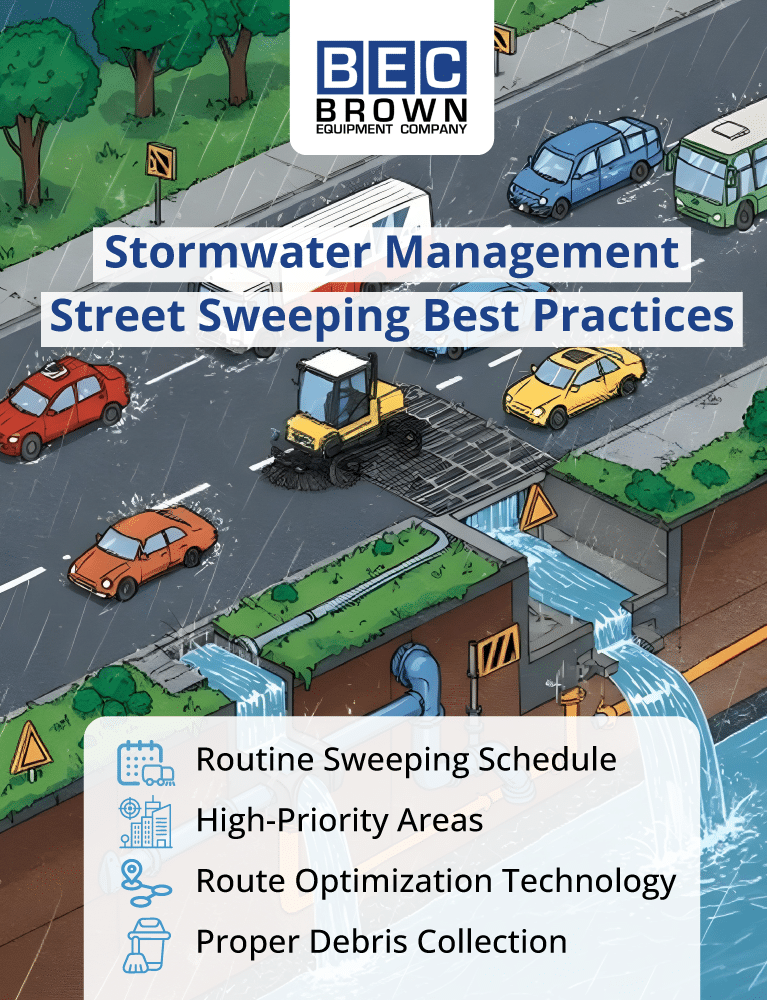 Stormwater management tips for effective street sweeping and debris collection practices.