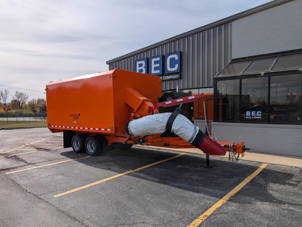Tarco leaf machine for sale through Brown Equipment Company