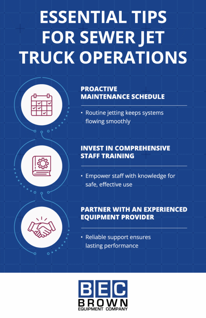 Essential tips for effective sewer jet truck operations and maintenance scheduling.