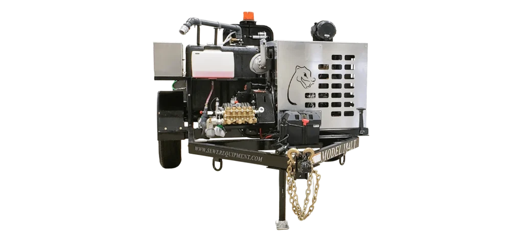 High-performance pressure washer machine for effective cleaning in various applications.