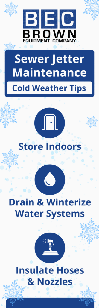 Essential sewer jetter maintenance tips for cold weather preparation and protection.