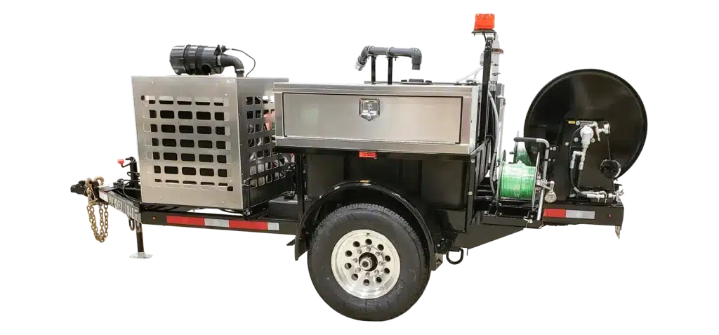 High-quality Model 184 trailer with durable construction and essential utility features.