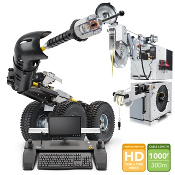 IBAK LISY 4.2 lateral launch inspection system for mainline and lateral sewer pipes