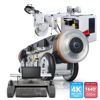 IBAK PANORAMO 4K 360-degree pipeline scanning system