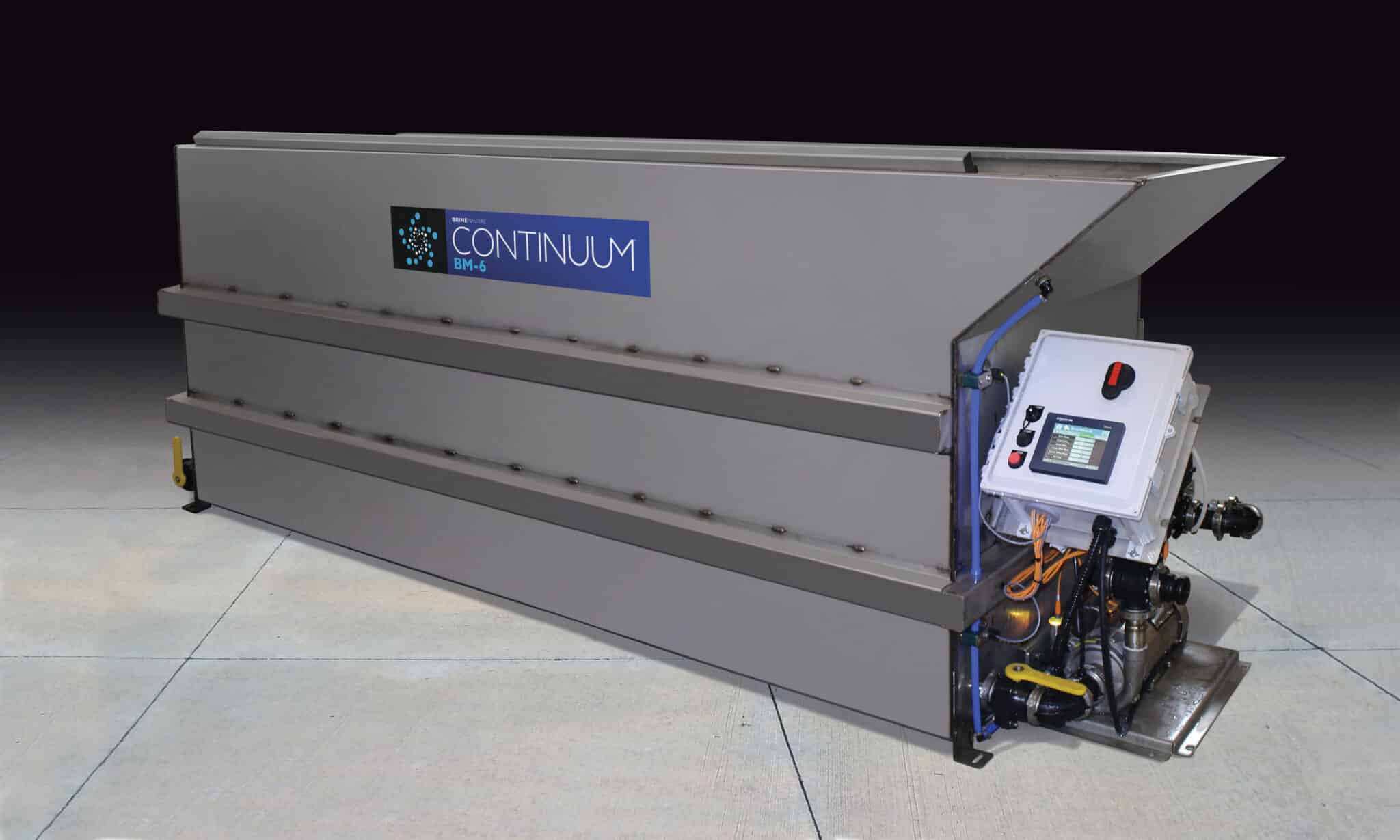 High-capacity brine maker for efficient processing and advanced applications.