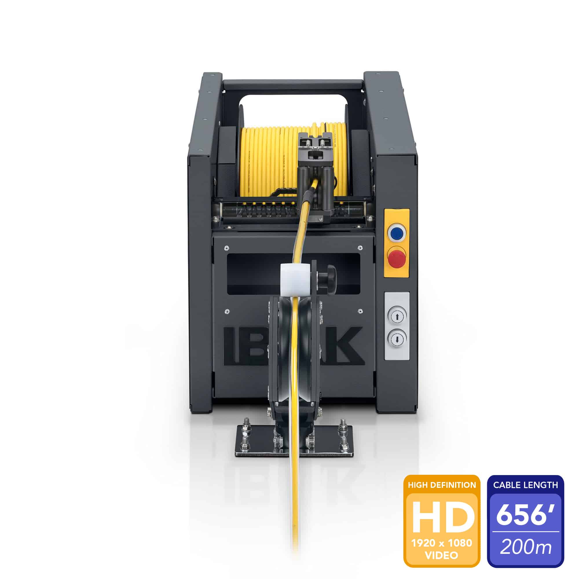 IBAK KW 207 compact cable reel with power-assist retraction