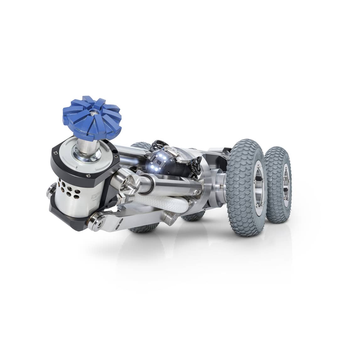 IBAK MicroGator Air pneumatic sewer rehabilitation robot