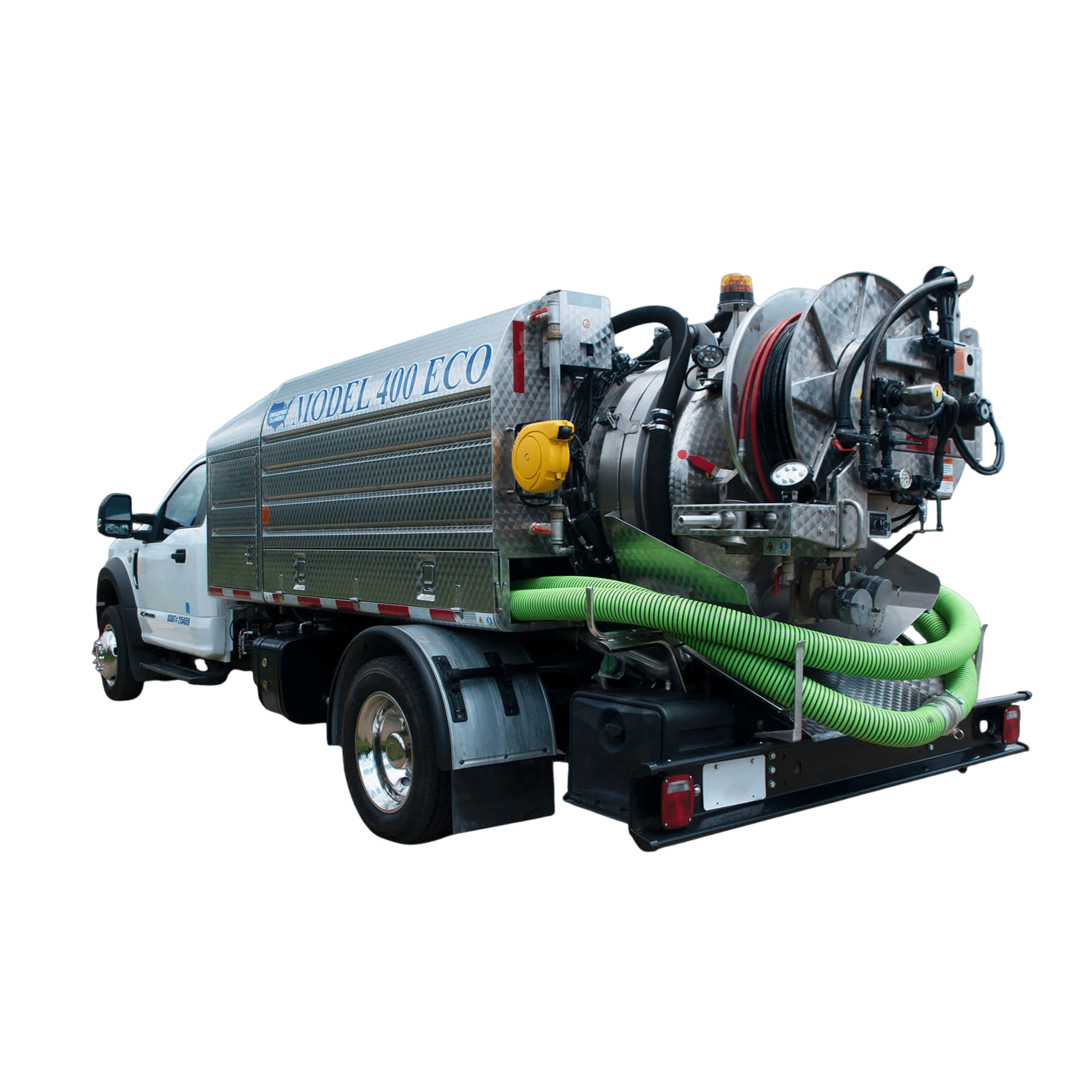 Sewer Equipment Model 400 ECO mini combination sewer cleaner, no CDL required, all stainless steel construction