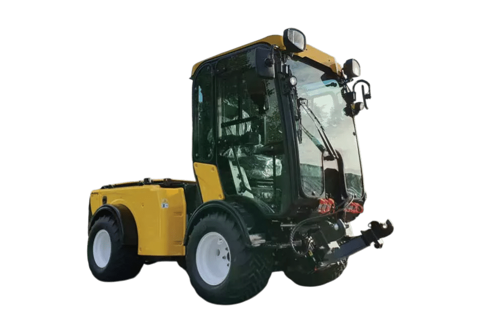 Multihog CX MK II compact sidewalk maintenance tractor with 75 HP Deutz engine