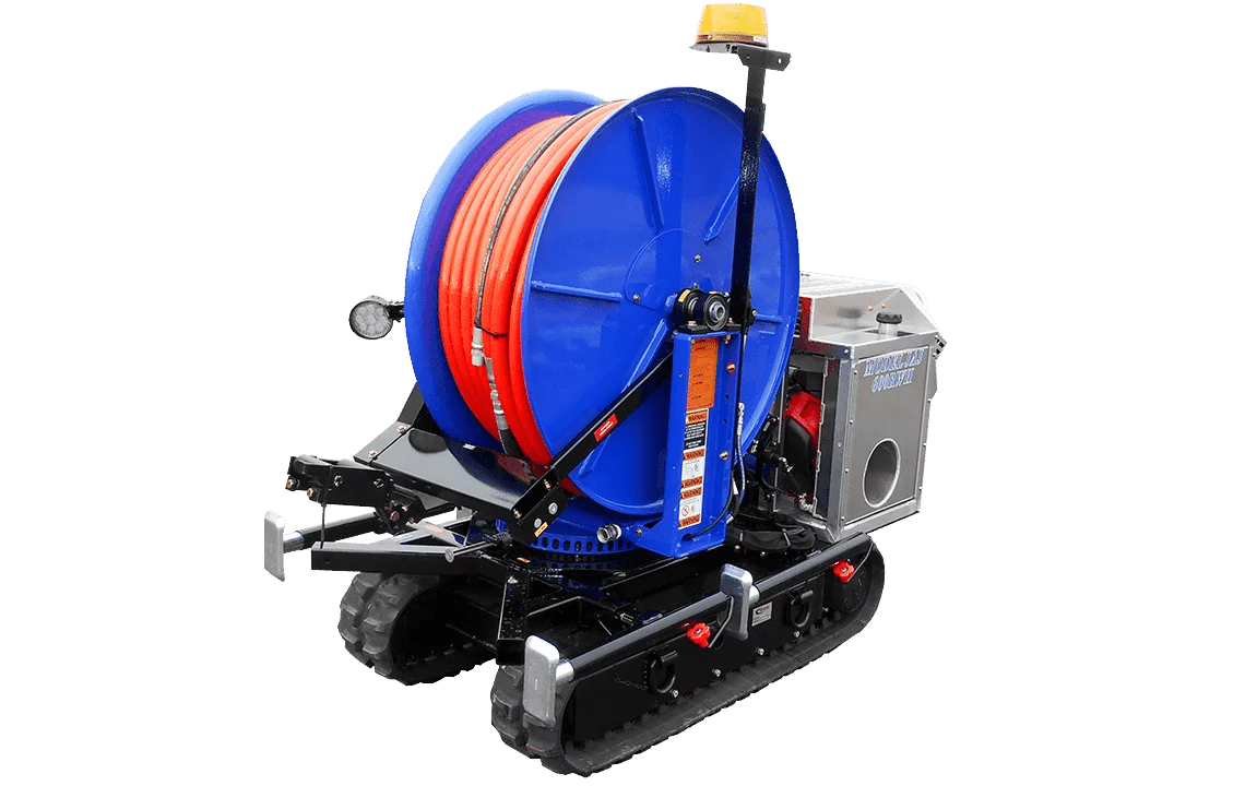 Sewer Equipment JAJ-600WH Work Horse easement machine with hydraulically adjustable tracks for remote sewer access