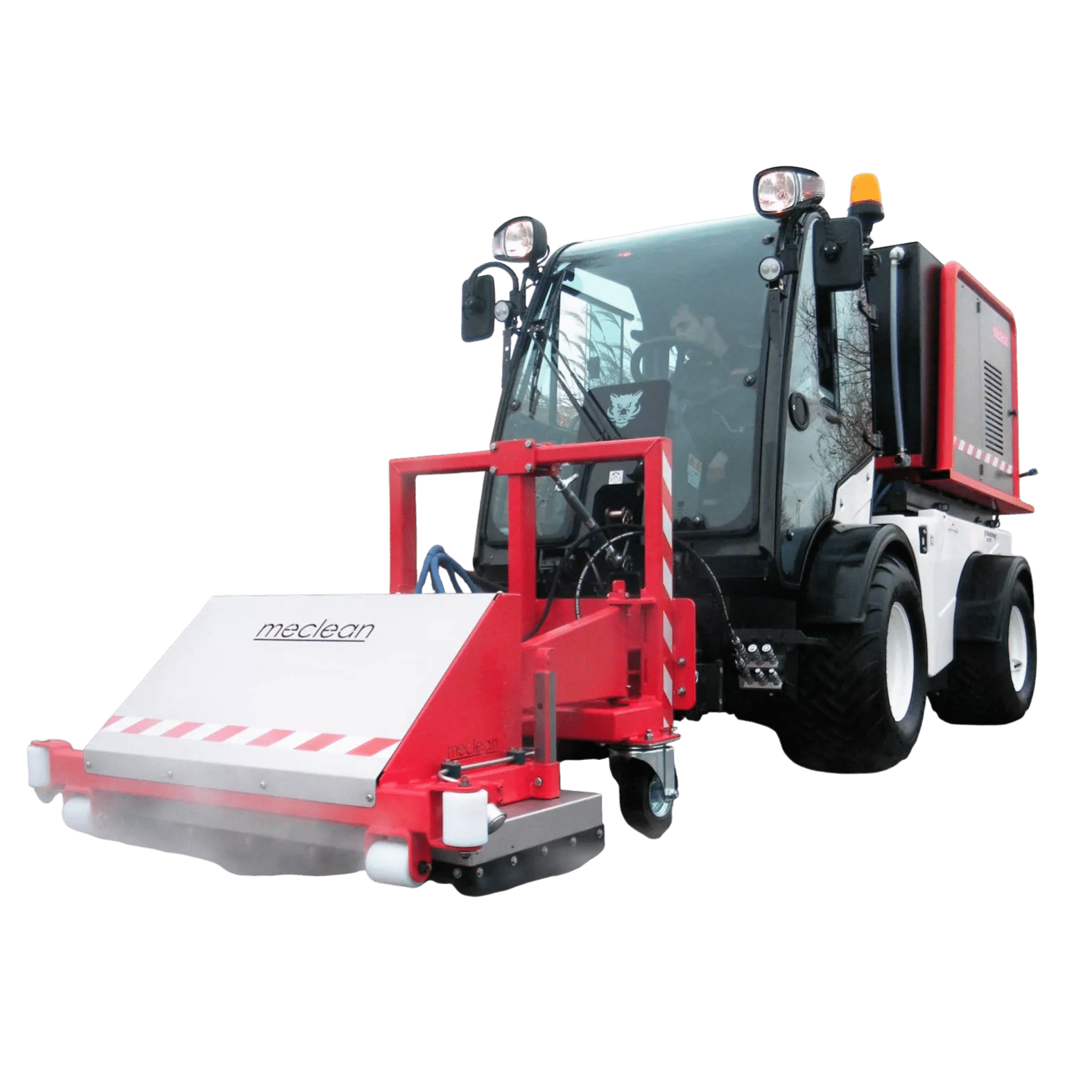 Multihog city cleaner high-pressure attachment for weed control, gum removal, and graffiti cleaning