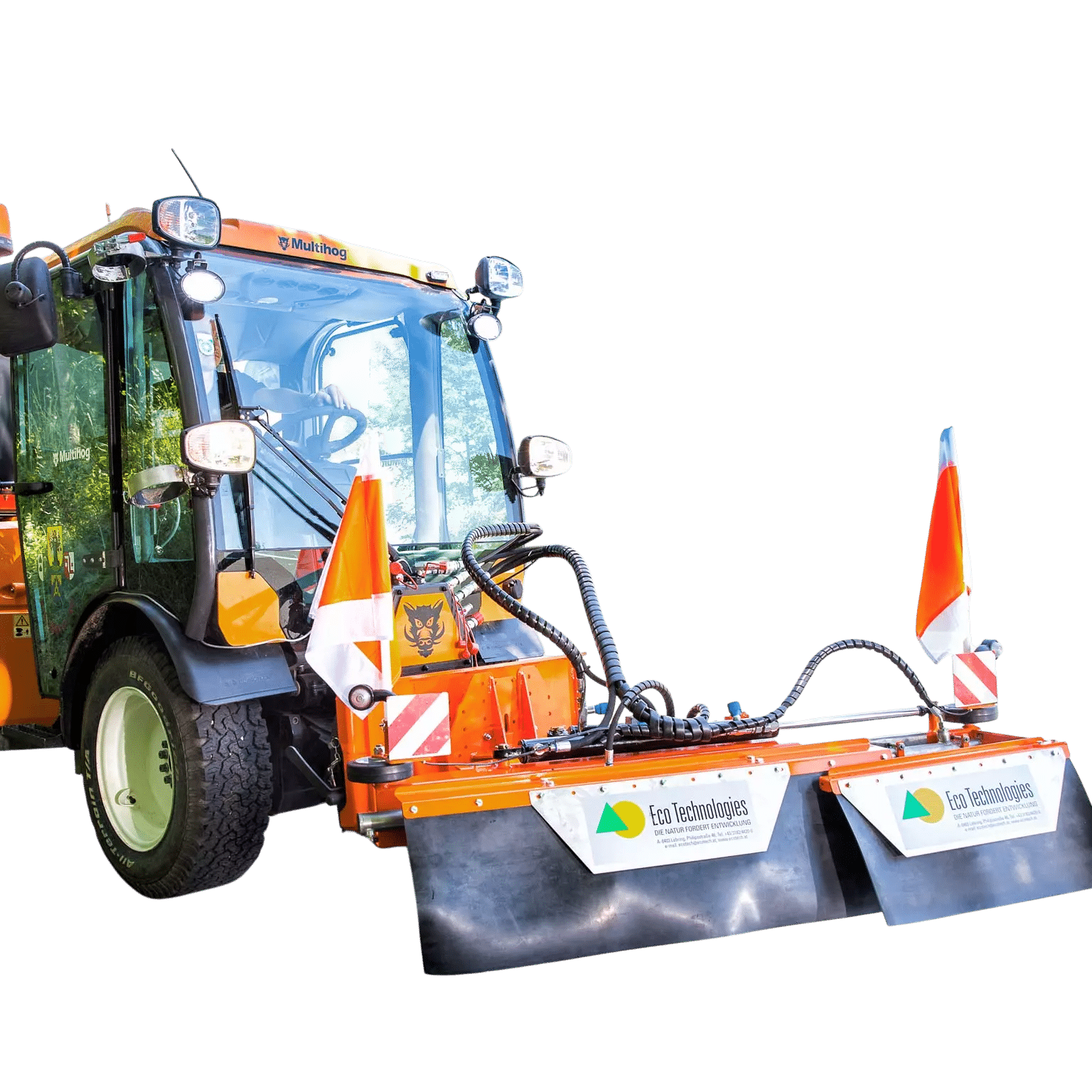 Multihog high pressure washer attachment with 73-inch washing tube and up to 460 bar pressure