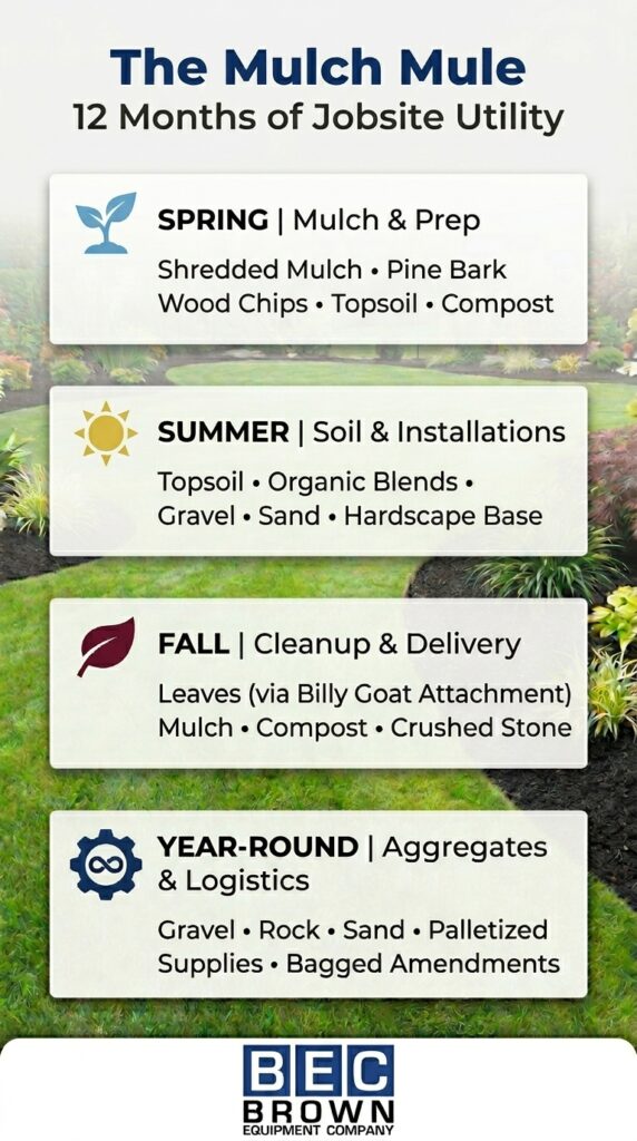 Year-round mulch and soil solutions for all your outdoor projects.