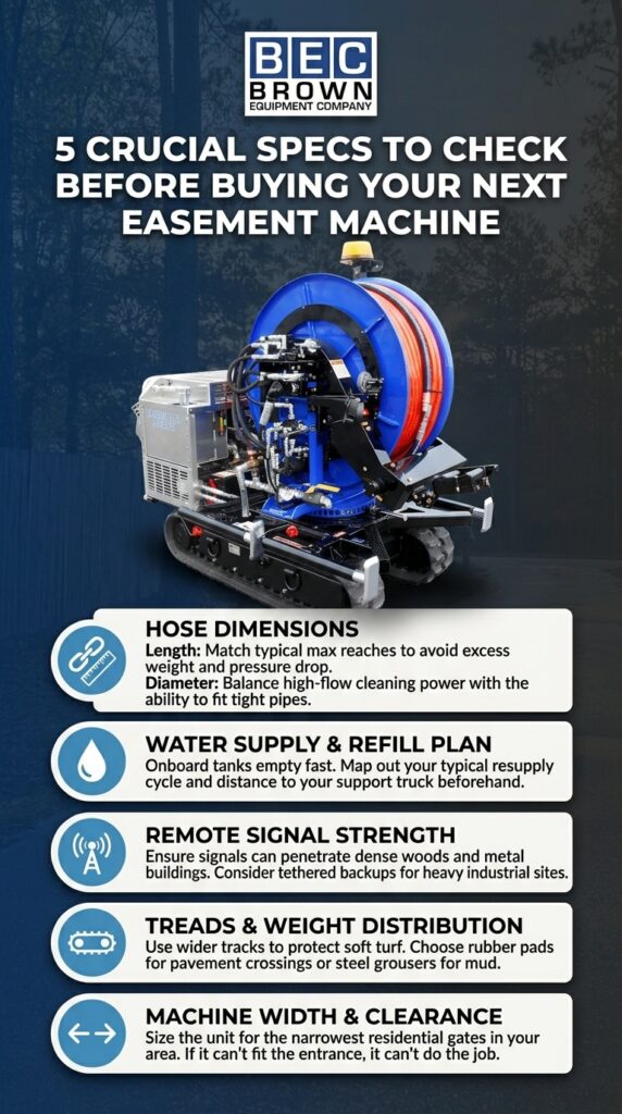 Essential features to evaluate when selecting your easement machine.